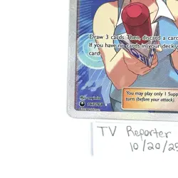 TV Reporter 167/168 NEAR MINT Pokemon TCG Celestial Storm Full Art - Image 3