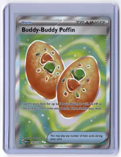 Buddy-Buddy Poffin 167/132 Ultra Rare Holo NM Pokemon ME01: Mega Evolution - Image 1