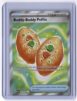 Buddy-Buddy Poffin 167/132 Ultra Rare Holo NM Pokemon ME01: Mega Evolution - Image 1