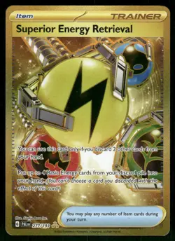 Superior Energy Retrieval - 277/193 Hyper Rare Holo NM Pokemon SV02: Paldea Evol - Image 1