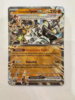 Cornerstone Mask Ogerpon ex 112/167 Double Rare Twilight Masquerade Pokemon - NM - Image 2
