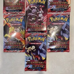 Pokemon TCG Scarlet And Violet Destined Rivals Sealed Booster Packs Lot Of 7 - Image 3