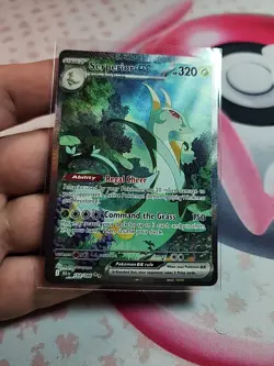 Pokemon TCG Serperior EX 164/086 Illustration Rare Holo Sv: Black Bolt Near Mint - Image 3