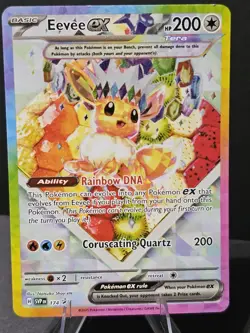 Eevee ex SVP-EN 174 Black Star Promo Prismatic Evolutions UPC Pokemon TCG - Image 1