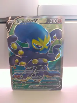 Grapploct V 072/073 Holo Ultra Rare Full Art Pokemon Champion's Path - Image 1