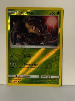 Phantump Reverse Holo 6/145 SM - Guardians Rising NM Pokemon Fast Ship - Image 1