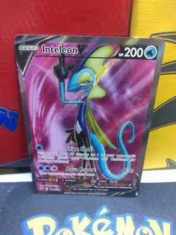 INTELEON 180/192 Pokemon Sword & Shield Rebel Clash V Full Art Foil Rare - Image 1