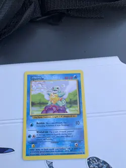 Squirtle 63/102 | Base Set | Unlimited | Common | WotC | Vintage Pokemon NM - Image 1