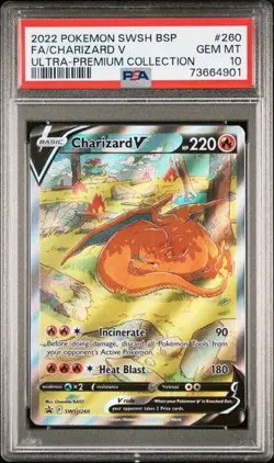 Charizard V Ultra Premium Collection SWSH260 Pokemon 2022 PSA 10 GEM MINT - Image 1