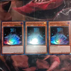 Yugioh - 3x Earthbound Prisoner Stone Sweeper MZMI-EN028 Super Rare 1st Ed NM - Image 1
