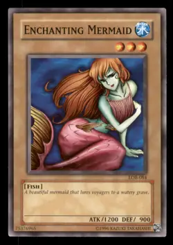 Yugioh Enchanting Mermaid #LOB-084 The Legend of Blue Eyes White Dragon LP - Image 1