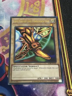 Left Leg of the Forbidden One LOB-EN121 MINT CONDITION 25th anniversary version - Image 1