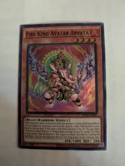 Fire King Avatar Arvata - OP25-EN007 - NM Super Rare Tournament Pack - Image 2