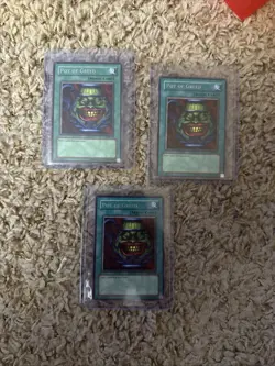 Yu-Gi-Oh! TCG Pot of Greed Legend of Blue Eyes White Dragon LOB-119 Unlimited... - Image 1