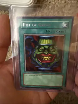 Yu-Gi-Oh! TCG Pot of Greed Legend of Blue Eyes White Dragon LOB-119 Unlimited... - Image 4
