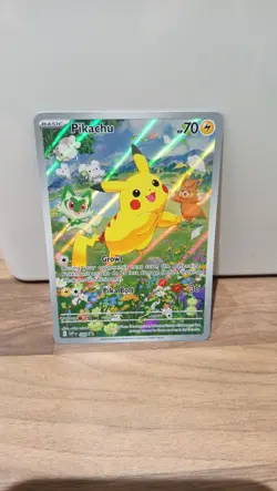 Pikachu 088 Black Star Promo Illustration Rare SVP088 Pokemon Card - NM - Image 1