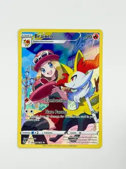 Braixen TG01/TG30 NM Silver Tempest Trainer Gallery Ultra Rare Pokemon Card - Image 1