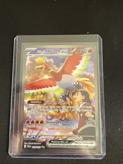 Pokemon TCG Ethans Ho-Oh EX Sir Destined Rivals Holo Card 230/182 English - Image 1