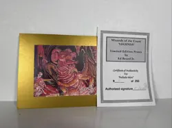 MTG CHRONICLES Palladia-Mors /250 Limited EDWARD BEARD, JR Pre Card Print RARE - Image 1