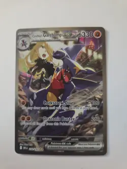 Pokemon TCG Cynthia's Garchomp EX Holo Card 232/182 Sv10: Destined Rivals - Image 1