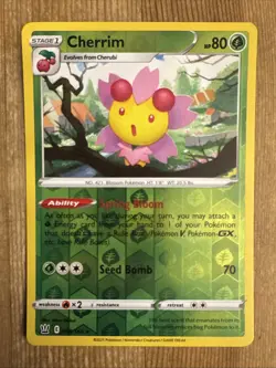 Cherrim - 008/163 - Reverse Holo Battle Styles Pokemon Card - NM - Image 1