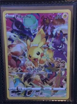 Pokemon Pikachu TCG Full Art Secret Rare Holo Card 160/159 Crown Zenith - Image 4