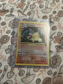 Pokemon TCG Charizard 1999-2000 Base Set Holo Rare Card 4/102 - Image 1