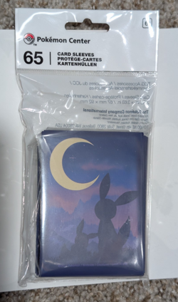 Pokemon Center: Eevee & Umbreon Twilight Card Sleeves (65 Sleeves) Sealed - Image 1
