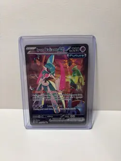 Pokemon TCG Iron Valiant EX Paradox Rift 249/182 Special Illustration Rare Card - Image 1