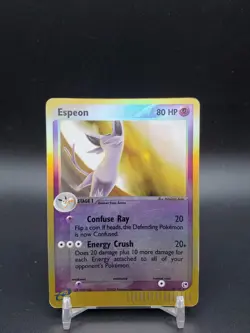 Espeon 16/100 EX Sandstorm Reverse Holo HP/MP Pokemon Card - Image 1
