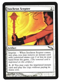 Magic The Gathering MTG - MIRRODIN 2003 MRD - #188 Isochron Scepter LP NM LOT3 - Image 1