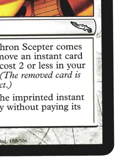 Magic The Gathering MTG - MIRRODIN 2003 MRD - #188 Isochron Scepter LP NM LOT3 - Image 5