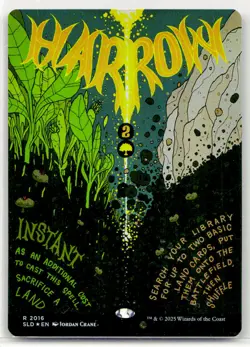 Near Mint or Better Harrow (Rainbow Foil) #2016 Secret Lair W/Tracking - Image 1