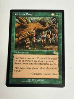 Greater Good (Urza's Saga) NM MTG Free Shipping! - Image 2