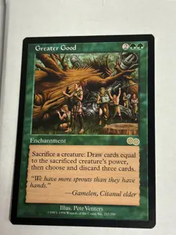 Greater Good (Urza's Saga) NM MTG Free Shipping! - Image 3