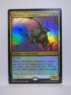 MTG Dreamdew Entrancer Bloomburrow Promos PBLB 211S/245 Foil Rare - Image 1