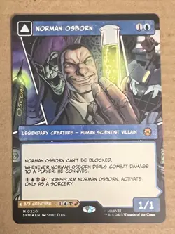 Magic The Gathering MTG Spider-man foil M 0220 NORMAN OSBORN GREEN GOBLIN - Image 1