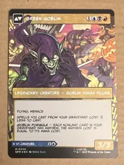 Magic The Gathering MTG Spider-man foil M 0220 NORMAN OSBORN GREEN GOBLIN - Image 2