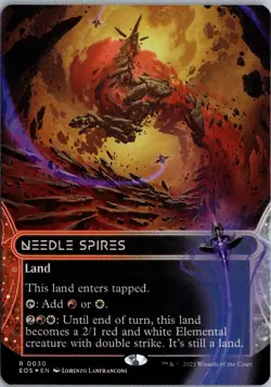 Needle Spires (0030) (Borderless) Foil R Edge of Eternities: Stellar Sights 30 N - Image 1