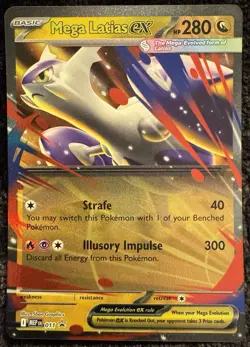 Pokemon TCG Mega Latias EX #011, Black Star Promo, Mega Evolutions - Image 1