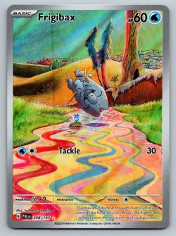 FRIGIBAX Pokemon TCG Scarlet & Violet Paldea Evolved Illustration Rare 208/193 - Image 1