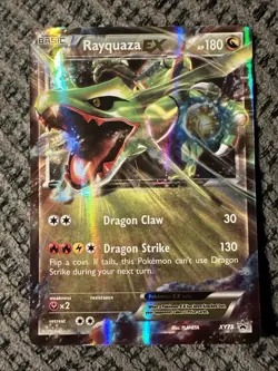 Pokemon TCG Rayquaza EX XY73 Black Star Promo Holo MINT - Image 1