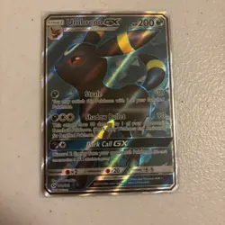Pokemon TCG Umbreon GX Full Art Ultra Rare Holo Sun & Moon Base Set - Image 1