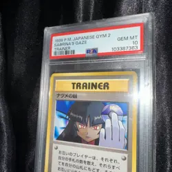 1999 Pokemon Japanese Sabrina's Gaze - Banned - PSA 10 Gem Mint - Image 3
