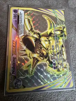 Nidoking BREAK 46/108 Evolutions Full Art Ultra Rare Holo Pokemon TCG NM - Image 1