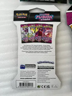 Pokemon TCG Fusion Strike Sleeved Booster Pack Factory Sealed, Lot Of 5-packs - Image 3