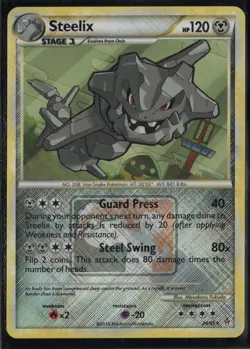 Pokemon Steelix 24/95 League Promo Holofoil Feb 2011 NM!! - Image 1