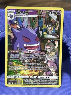 Pokemon Gengar TCG TG06/TG30 Lost Origin Trainer Gallery Holo Ultra Rare MP - Image 1