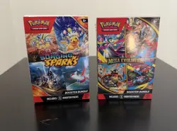 Pokemon TCG: Mega Evolution And Surging Sparks Booster Bundles Lot - SEALED - Image 1