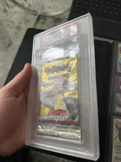 1st Edition Neo Genesis Pokemon Booster Pack Typhlosion Artwork - PSA 9 - Image 2